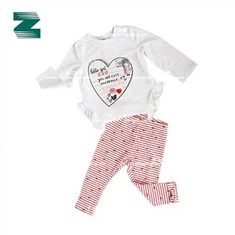 Ruffle pitkähihainen pusero lapsille