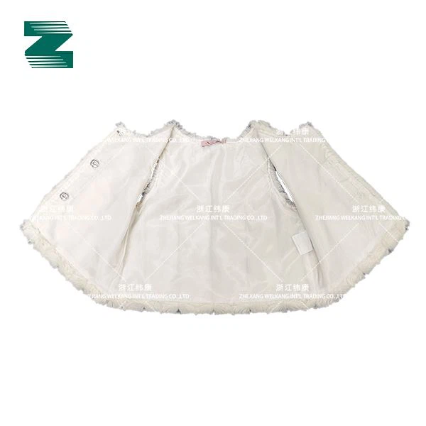 Vest For Baby Kids In Faux Fur Fabric